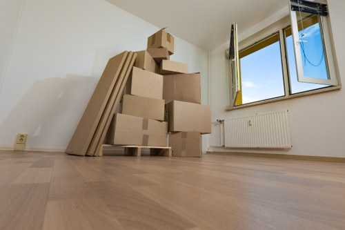 Team loading furniture for a flat or office relocation in Mortlake