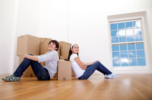 Local Mortlake movers handling a compact relocation on a residential street