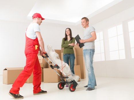 Preparing furniture for storage in Mortlake