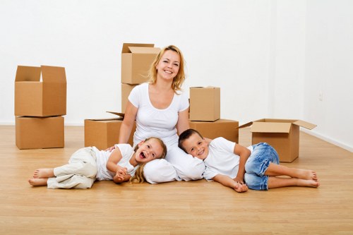 Business inventory stored safely in a Mortlake short-term storage unit